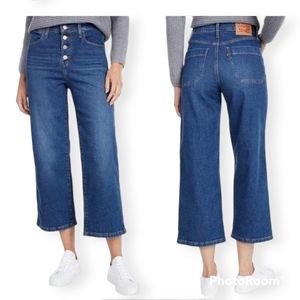 Women's LEVI'S- Mile High Cropped Wide Leg